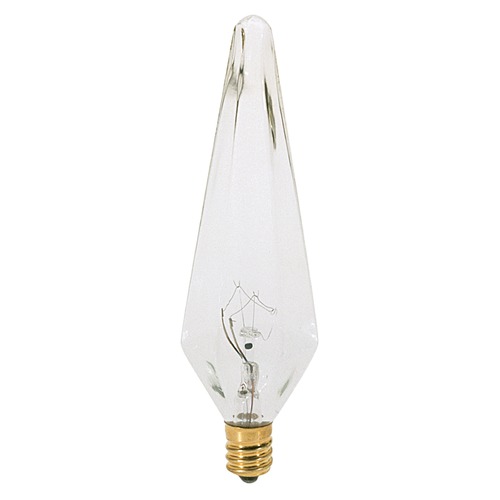 Satco Lighting Incandescent HX10.5 Light Bulb Candelabra Base 120V Dimmable by Satco S3745