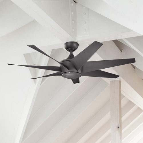 Lehr II 54-Inch Fan in Distressed Black by Kichler Lighting