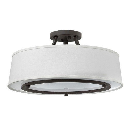 Hinkley Harrison 20-Inch Buckeye Bronze Semi-Flush Mount by Hinkley Lighting 3703KZ