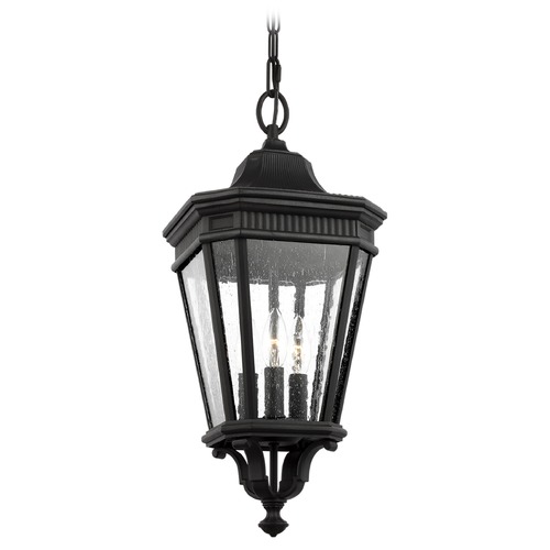 Cotswold Lane Black Outdoor Hanging Light by Generation Lighting