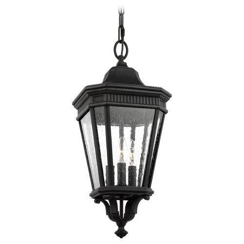 Generation Lighting Cotswold Lane Black Outdoor Hanging Light by Generation Lighting OL5431BK