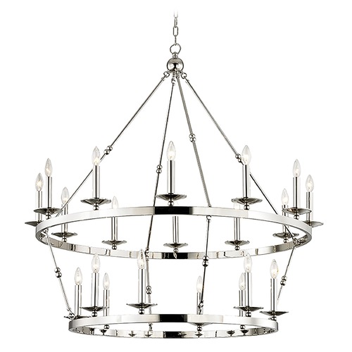 Hudson Valley Lighting Allendale Polished Nickel Chandelier by Hudson Valley Lighting 3247-PN