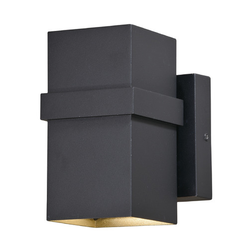 Vaxcel Lighting Lavage Textured Black LED Outdoor Wall Light