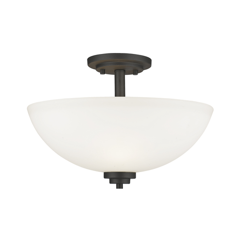 Ashton Bronze Semi-Flush Mount by Z-Lite