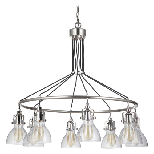 State House Polished Nickel Chandelier by Craftmade Lighting