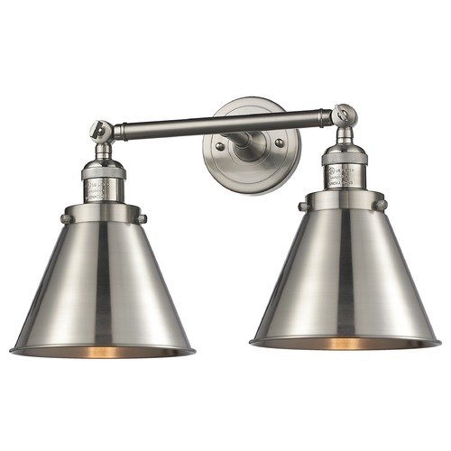 Innovations Lighting Innovations Lighting Appalachian Brushed Satin Nickel Bathroom Light 208-SN-M13-SN