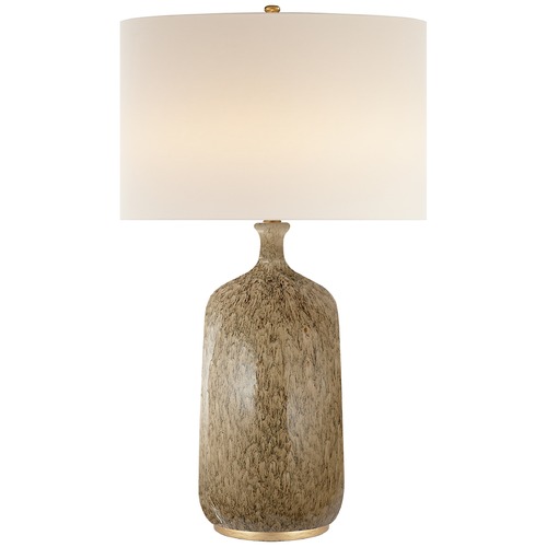 Visual Comfort Signature Collection Aerin Culloden Table Lamp in Marbleized Sienna by Visual Comfort Signature ARN3608MSL