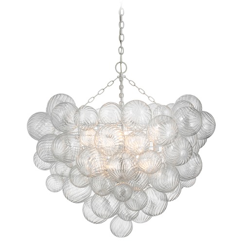 Julie Neill Talia Grande Chandelier in Plaster White by Visual Comfort Signature