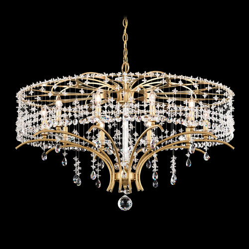 Schonbek Worldwide Lighting Bella Rose Heirloom Gold Crystal Chandelier