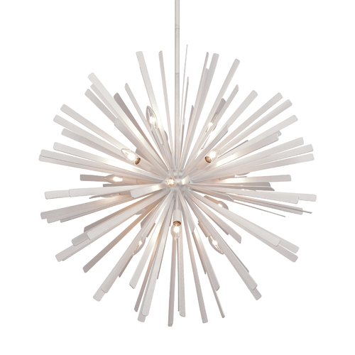 Confluence 16-Light Pendant in Piastra White by Metropolitan Lighting