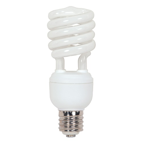 40W T4 Hi-Pro Spiral Fluorescent E26 Base 5000K Bulb by Satco Lighting
