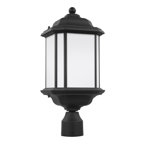 Kent 20.25-Inch Outdoor Post Light in Black by Generation Lighting