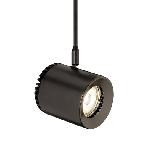 Visual Comfort Modern Collection Sean Lavin Burk 3-Inch 3500K 18-Degree LED Monopoint Track Head in Bronze by VC Modern 700MPBRK8352003Z