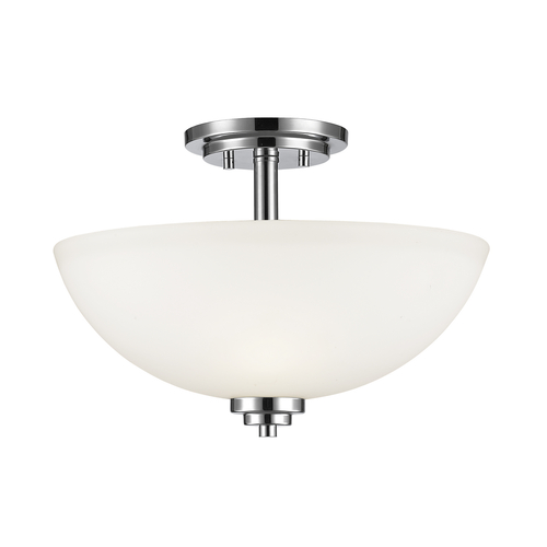 Ashton Chrome Semi-Flush Mount by Z-Lite