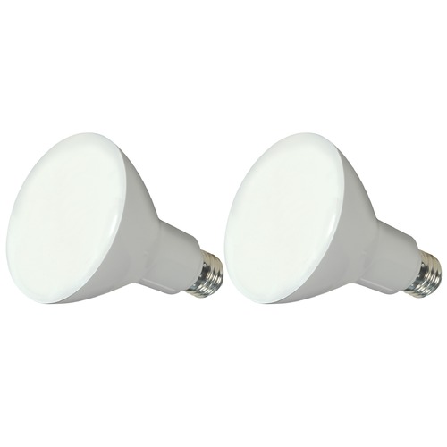 Satco Lighting 7.5W BR30 LED 2700K Medium Base 105-Degree 120V 2-pack Dimmable by Satco Lighting S11333