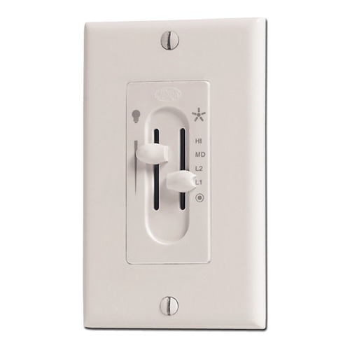 Fan-Light Dual Slide Wall Control by Hunter Fan Company