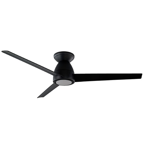 Modern Forms by WAC Lighting Tip-Top 52-Inch LED Outdoor Hugger Fan in Matte Black 2700K by Modern Forms FH-W2004-52L-27-MB
