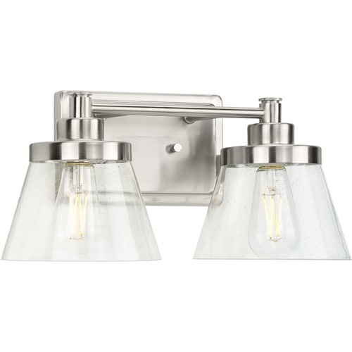 Hinton 15.50-Inch Bath Light in Brushed Nickel by Progress Lighting