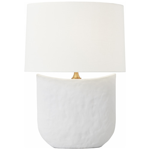 Cenotes Table Lamp in Matte White Ceramic by Visual Comfort Studio