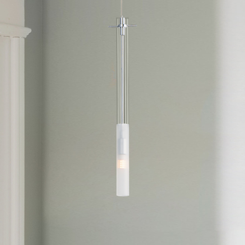 ET2 Lighting Pipette 18-Inch LED Mini Pendant in Polished Chrome by ET2 Lighting E31092-93PC
