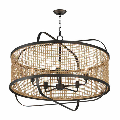 Cestino 30-Inch Pendant in Antique Bronze by Maxim Lighting