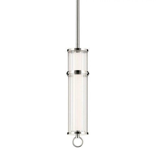 Kichler Lighting Riven LED Mini Pendant in Polished Nickel by Kichler Lighting 52755PNLED
