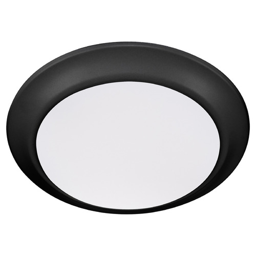 Quorum Lighting Matte Black LED Close To Ceiling Light