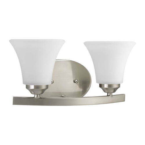 Adorn Bathroom Light in Brushed Nickel by Progress Lighting