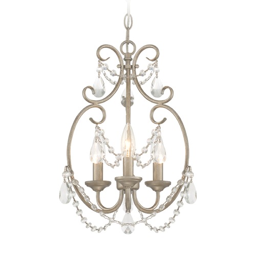 Designers Fountain Dahlia Aged Platinum Chandelier