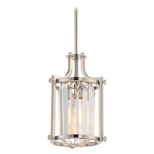 Krys Polished Nickel Mini Pendant by Nuvo Lighting