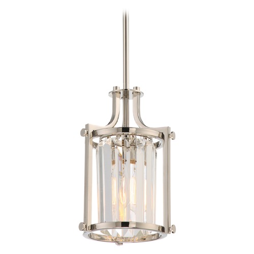 Nuvo Lighting Krys Polished Nickel Mini Pendant by Nuvo Lighting 60/5764