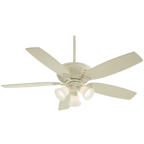 Minka Aire Classica 54-Inch LED Fan in Provencal Blanc by Minka Aire F759L-PBL