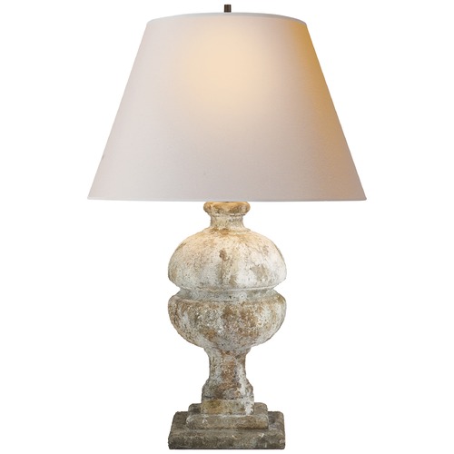 Visual Comfort Signature Collection Alexa Hampton Desmond Table Lamp in Garden Stone by Visual Comfort Signature AH3100GSNP