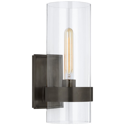 Visual Comfort Signature Collection Ian K. Fowler Presidio Small Sconce in Bronze by Visual Comfort Signature S2166BZCG