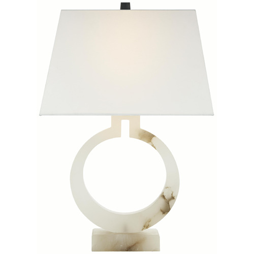 Ring Form Alabaster Table Lamp