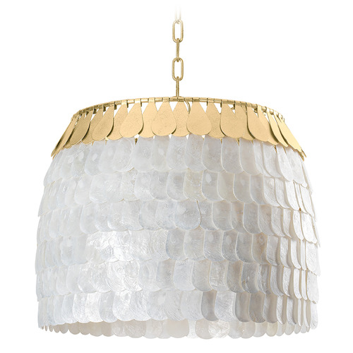 Corbett Lighting Corbett Lighting Coralie Vintage Gold Leaf LED Mini-Chandelier 434-18-VGL