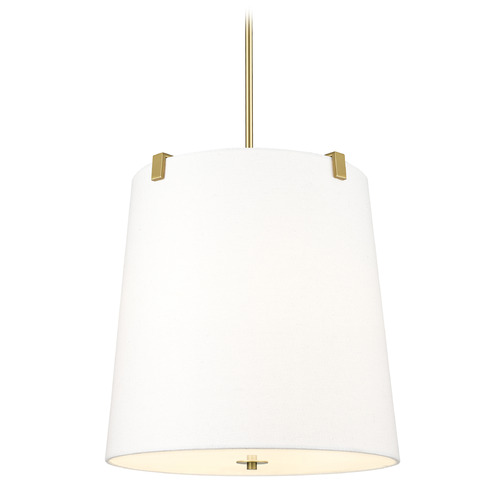 Z-Lite Weston Modern Gold Pendant Light with Empire Shade