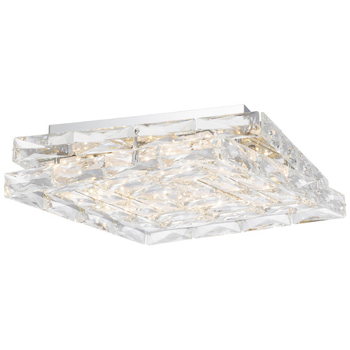 Quoizel Lighting Milania Polished Chrome LED Flushmount Light