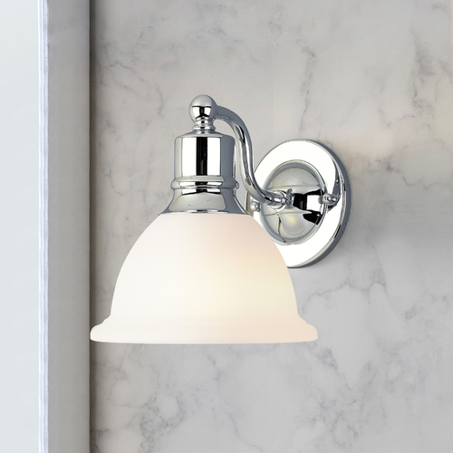 Madison Sconce in Polished Chrome by Progress Lighting