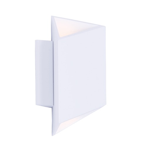 ET2 Lighting Alumilux Facet LED Outdoor Wall Light in White by ET2 Lighting E41373-WT