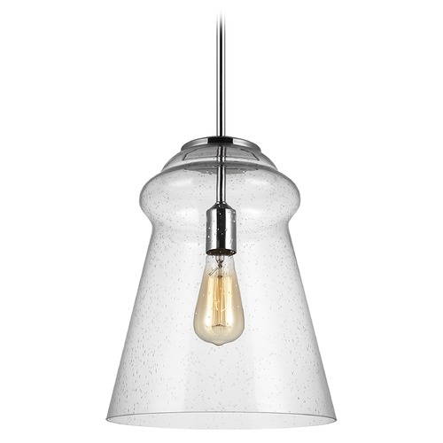 Generation Lighting Loras Chrome Pendant by Generation Lighting P1459CH