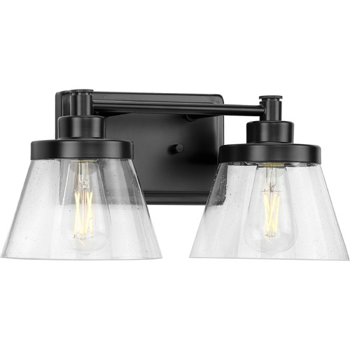 Progress Lighting Hinton 15.50-Inch Bath Light in Matte Black by Progress Lighting P300349-31M