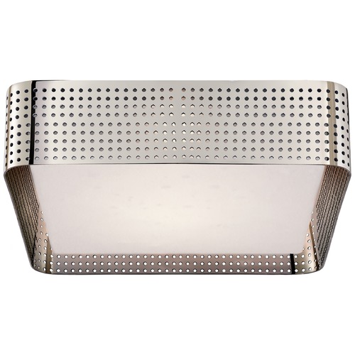 Kelly Wearstler Precision Flush Mount in Nickel by Visual Comfort Signature
