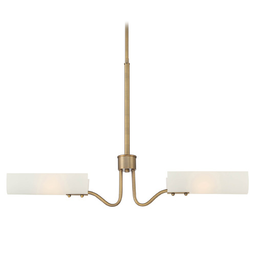 Designers Fountain Manhasset Old Satin Brass Island Light