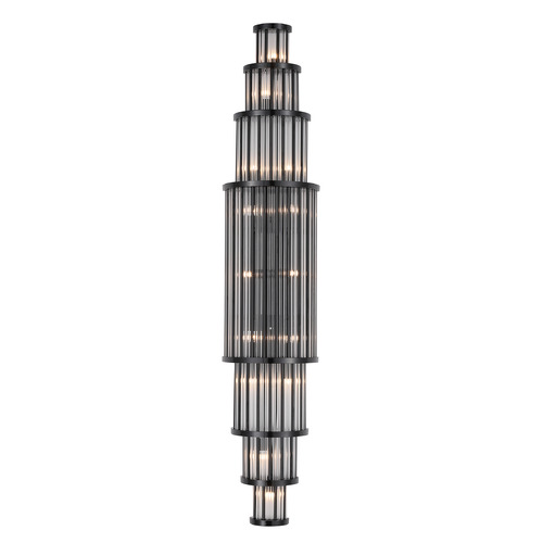 Waldorf Collection Wall Sconce in Polished Gunmetal by Avenue Lighting