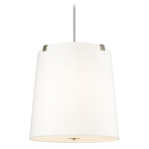 Z-Lite Z-Lite Weston Brushed Nickel Pendant Light with Empire Shade 3501P24-BN
