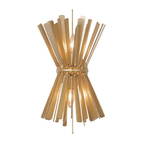 Confluence 2-Light Sconce in Piastra Gold by Metropolitan Lighting