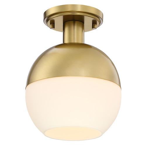 Designers Fountain Linden Brushed Gold Semi-Flushmount Light