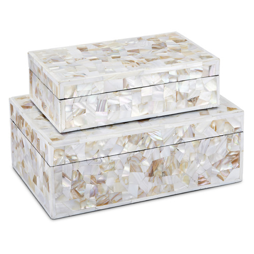 Currey and Company Lighting Currey and Company Uma Natural Mother Of Pearl Box 1200-0770