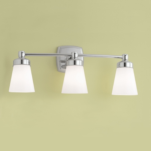 Norwell Lighting Norwell Lighting Soft Square Chrome Bathroom Light 8933-CH-SO